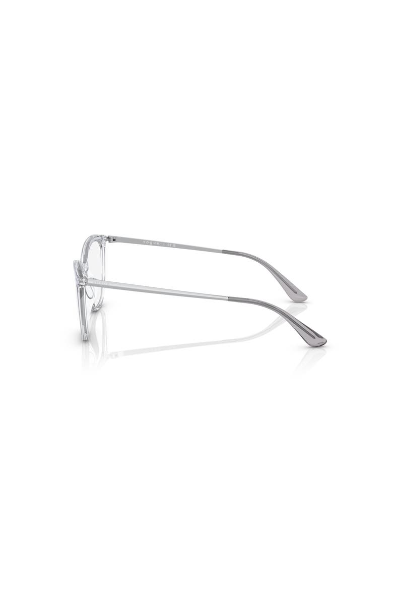 53mm Cat Eye optical glasses, Alternate, color, Clear Blue