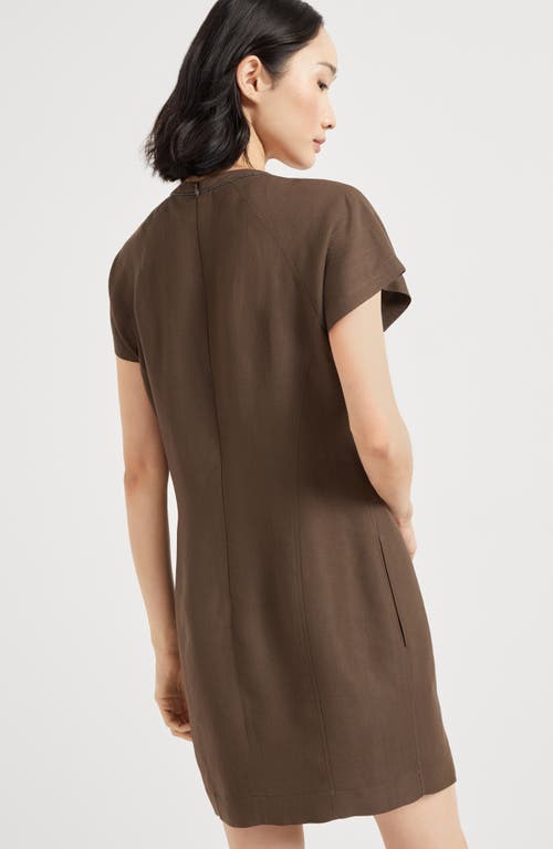 Brunello Cucinelli Monili Minikleid Mit Kettendetail