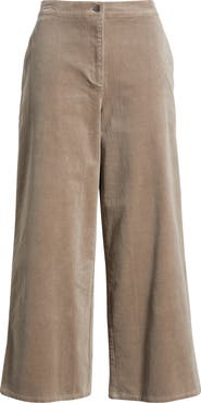 Eileen Fisher Wide Leg Crop Corduroy Pants