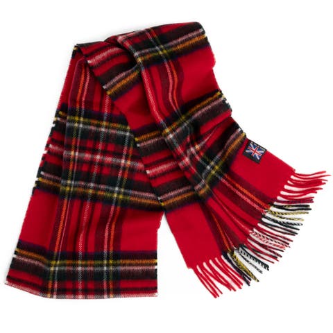 Merino Lambswool Tartan Scarf