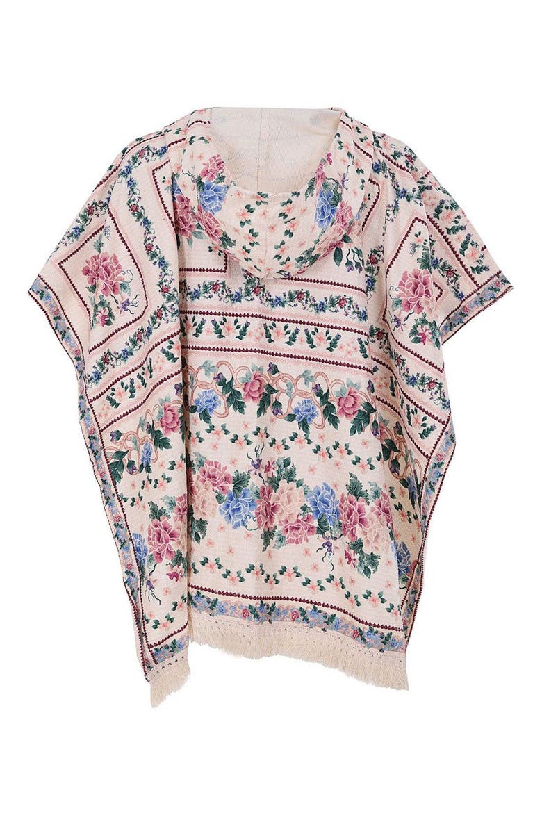 Kids' Susy Ivy Cover-Up Hooded Caftan, Main, color, MULTICOLOR