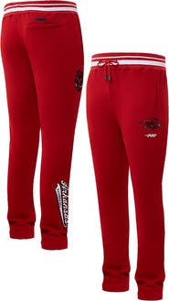 PRO STANDARD Men's Pro Standard Cardinal Arkansas Razorbacks Script Tail Fleece Sweatpants