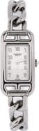 Pre-Owned Hermes Nantucket Quartz Watch Stainless Steel 17