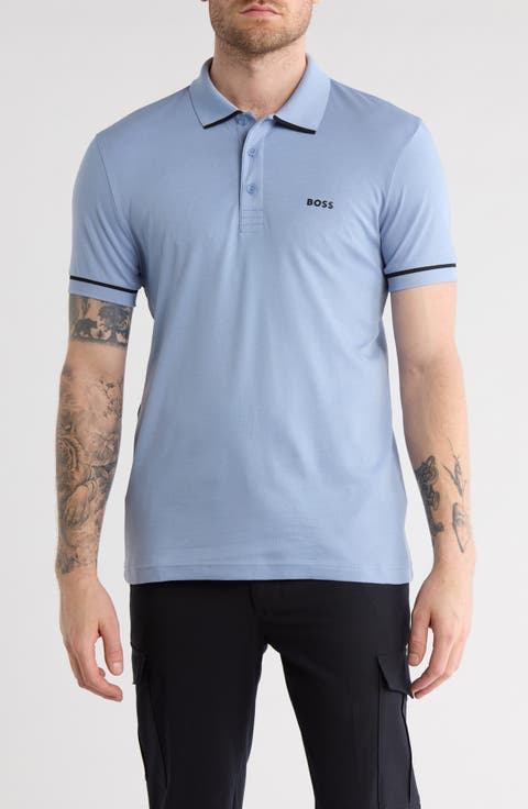 Paule Tipped Knit Polo