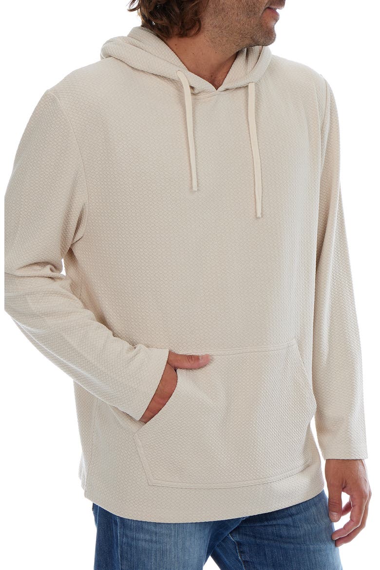 Textured Hoodie, Alternate, color, CREAM