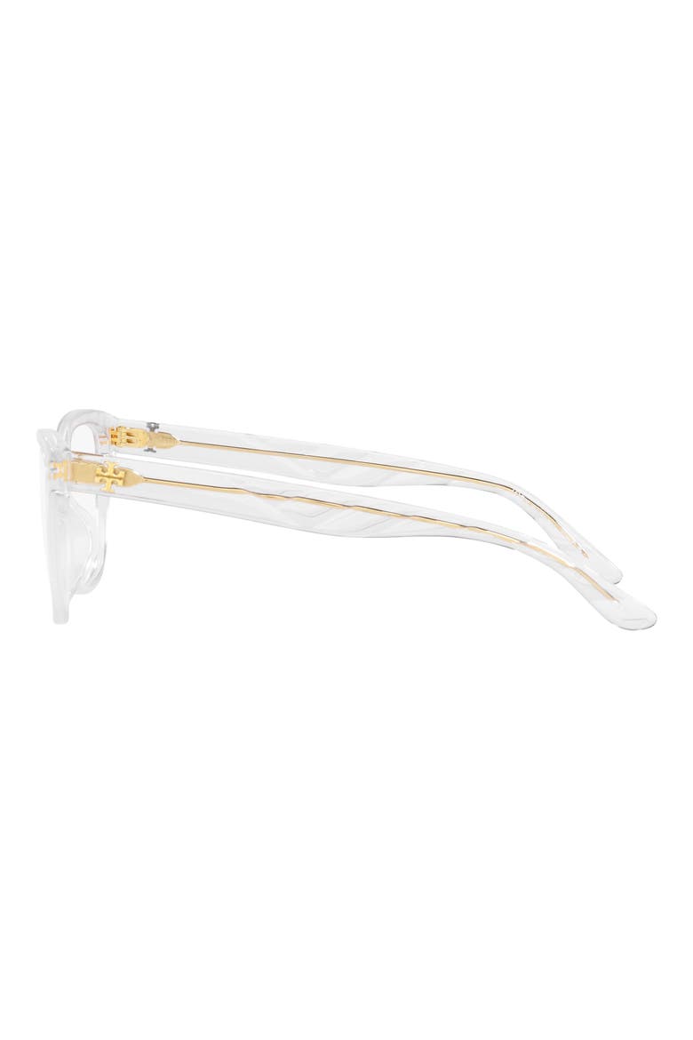 53mm Rectangular Optical Glasses, Alternate, color, CLEAR