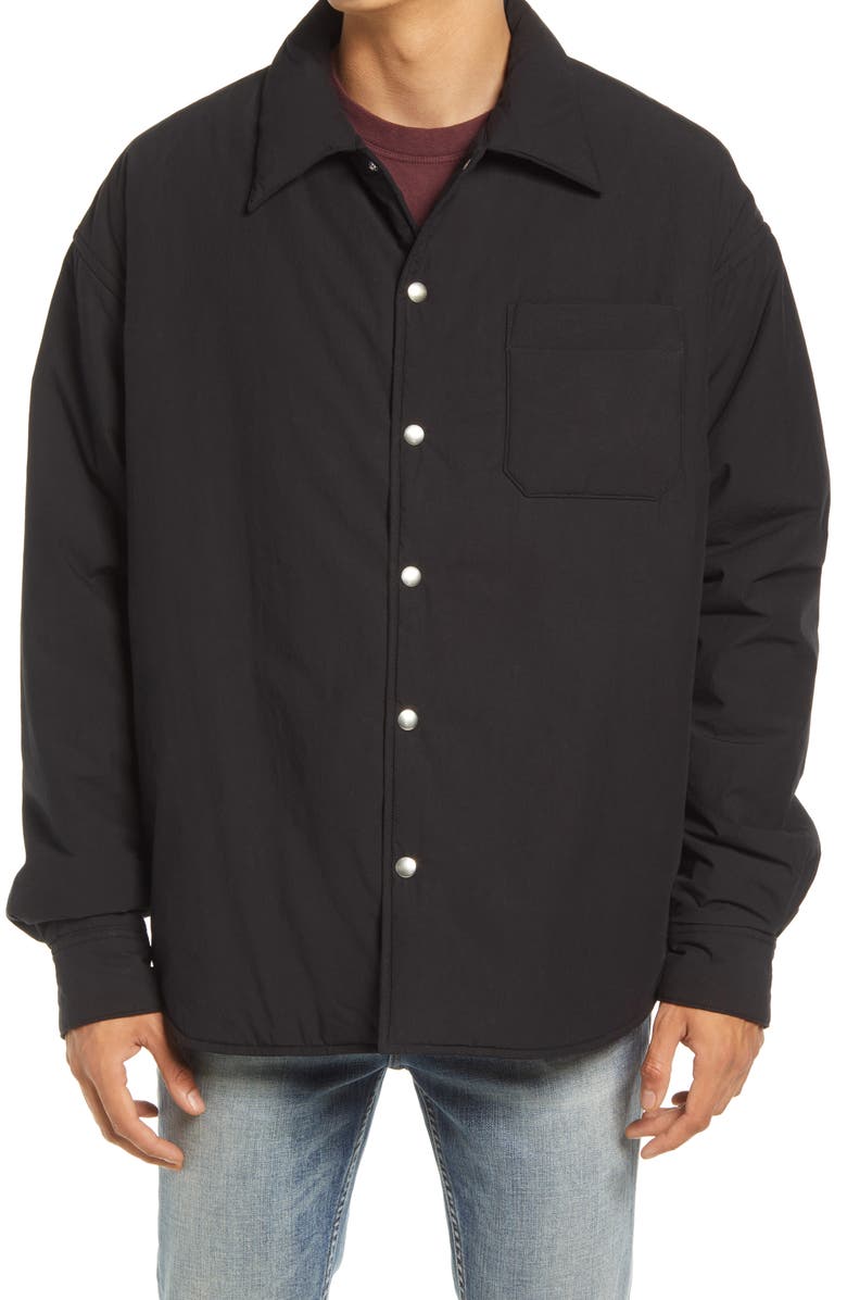 John Elliott Suffolk Padded Snap Overshirt, Alternate, color, 