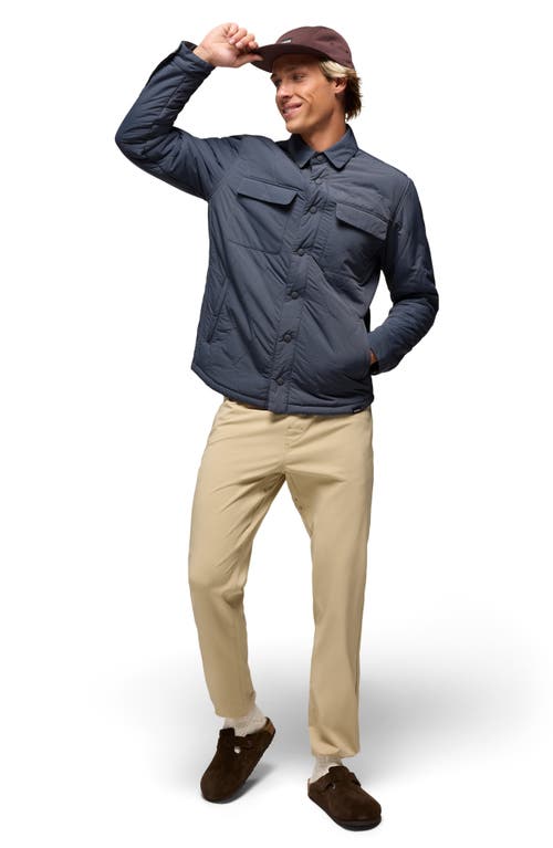 Prana Encinitas Quilted Jacket In Blue