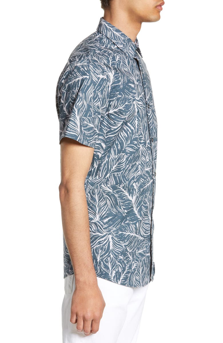 Calibrate Short Sleeve Button-Up Shirt, Alternate, color, 