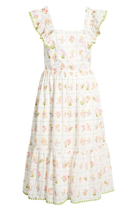 Diana Floral Maira Tie Back Midi Sundress (Plus)