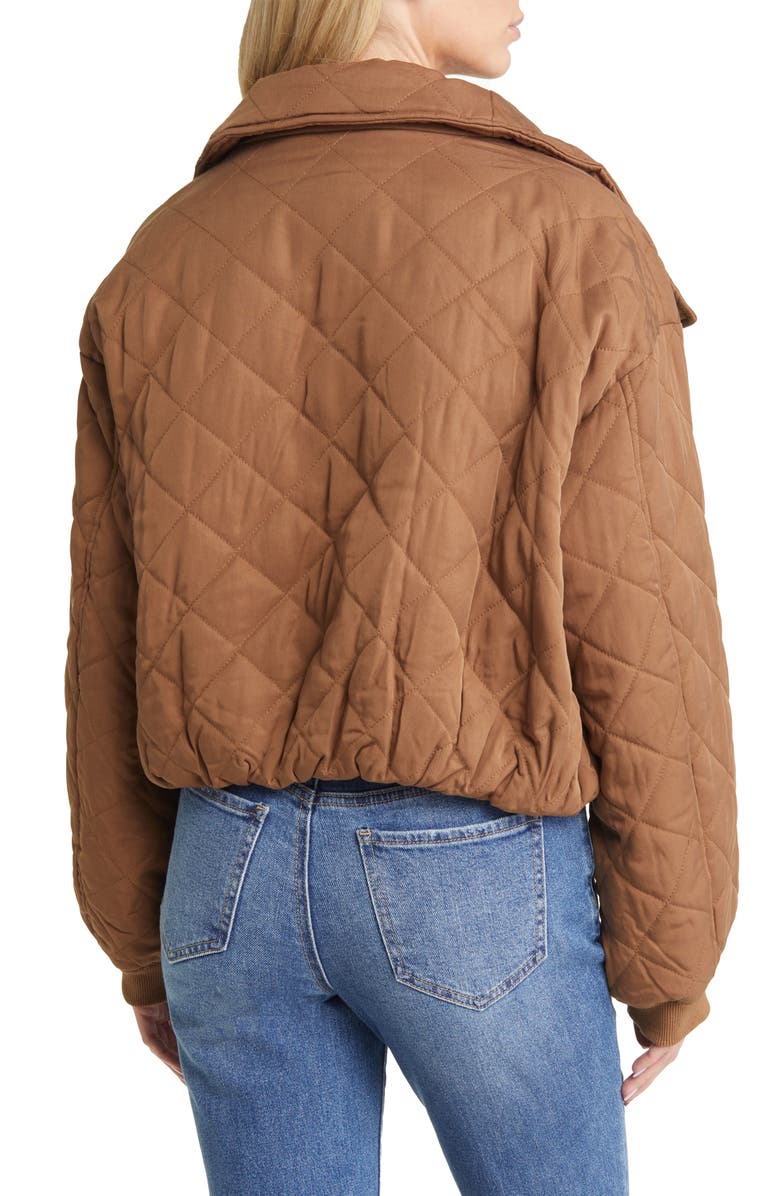 BLANKNYC Quilted Crop Jacket, Alternate, color, 