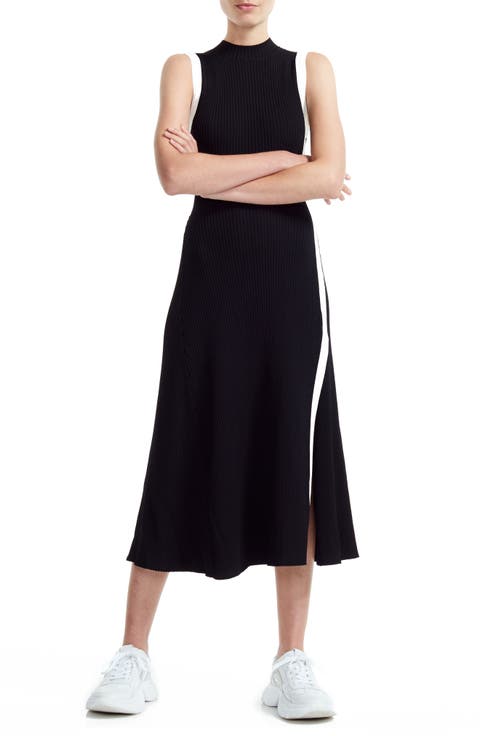 Rose Knit Midi Dress