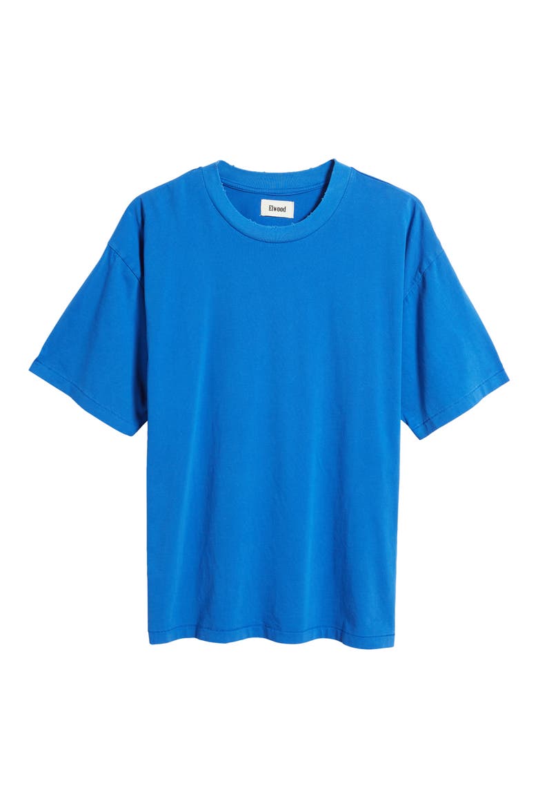 Core Oversize Organic Cotton Jersey T-Shirt, Alternate, color, VINTAGE COBALT