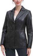 Kimi & Kai Women's Madeline Leather Blazer