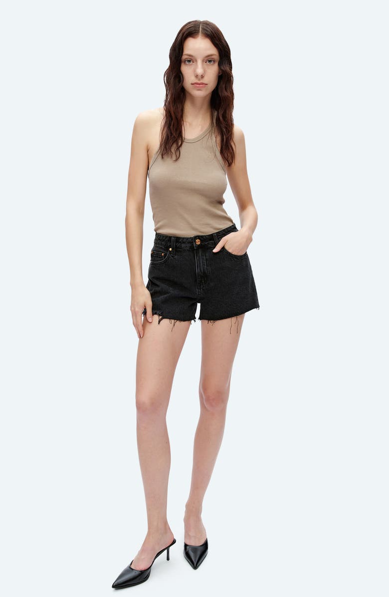Bayeas Ella Cutoff Denim Shorts, Alternate, color, 