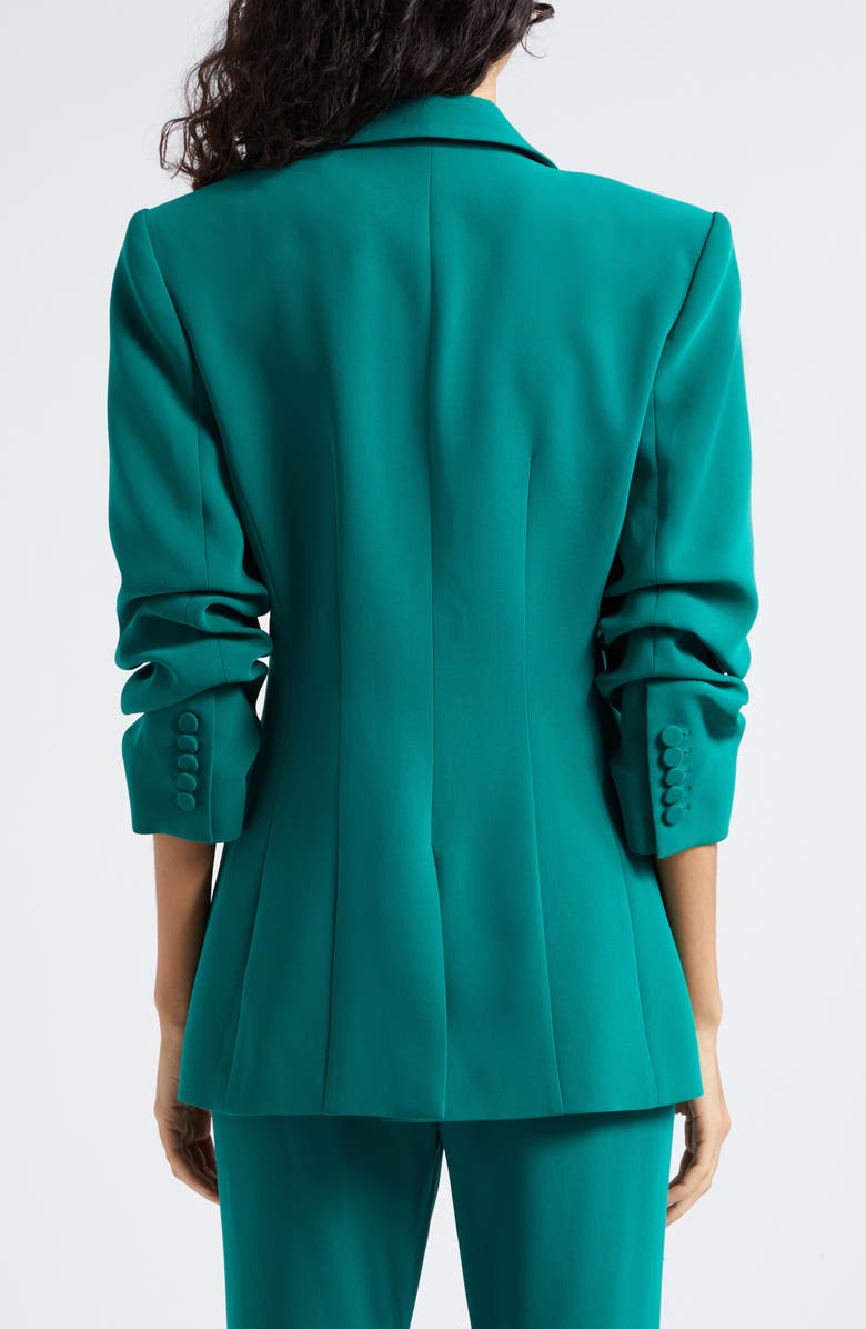 Cinq à Sept Cheyenne Ruched Sleeve Blazer, Alternate, color,