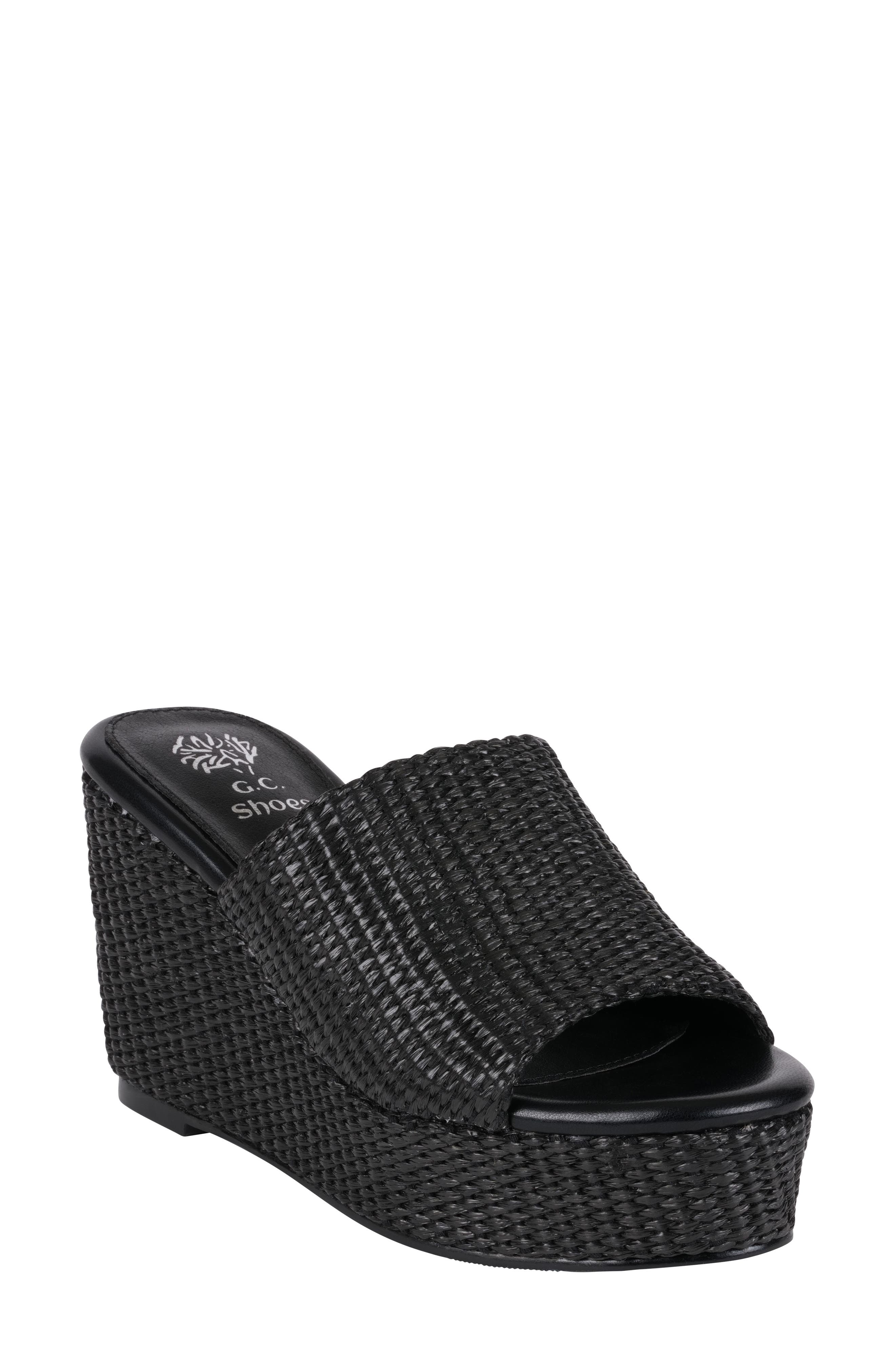 GOOD CHOICE NEW YORK Vivica Espadrille Wedge Sandal, Main, color, 