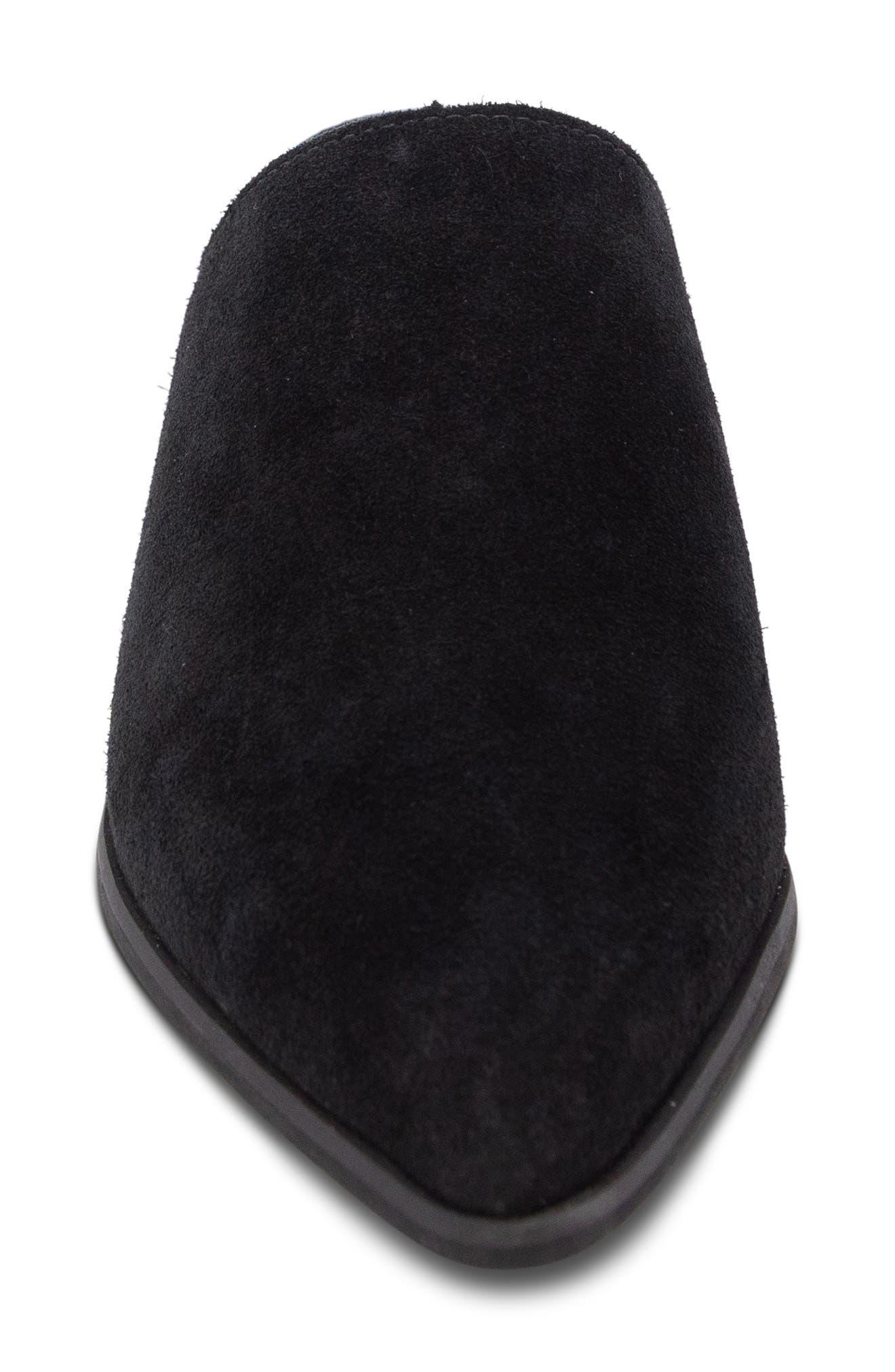 Chocolat Blu Cellia Pointed Toe Mule, Alternate, color, Black Suede
