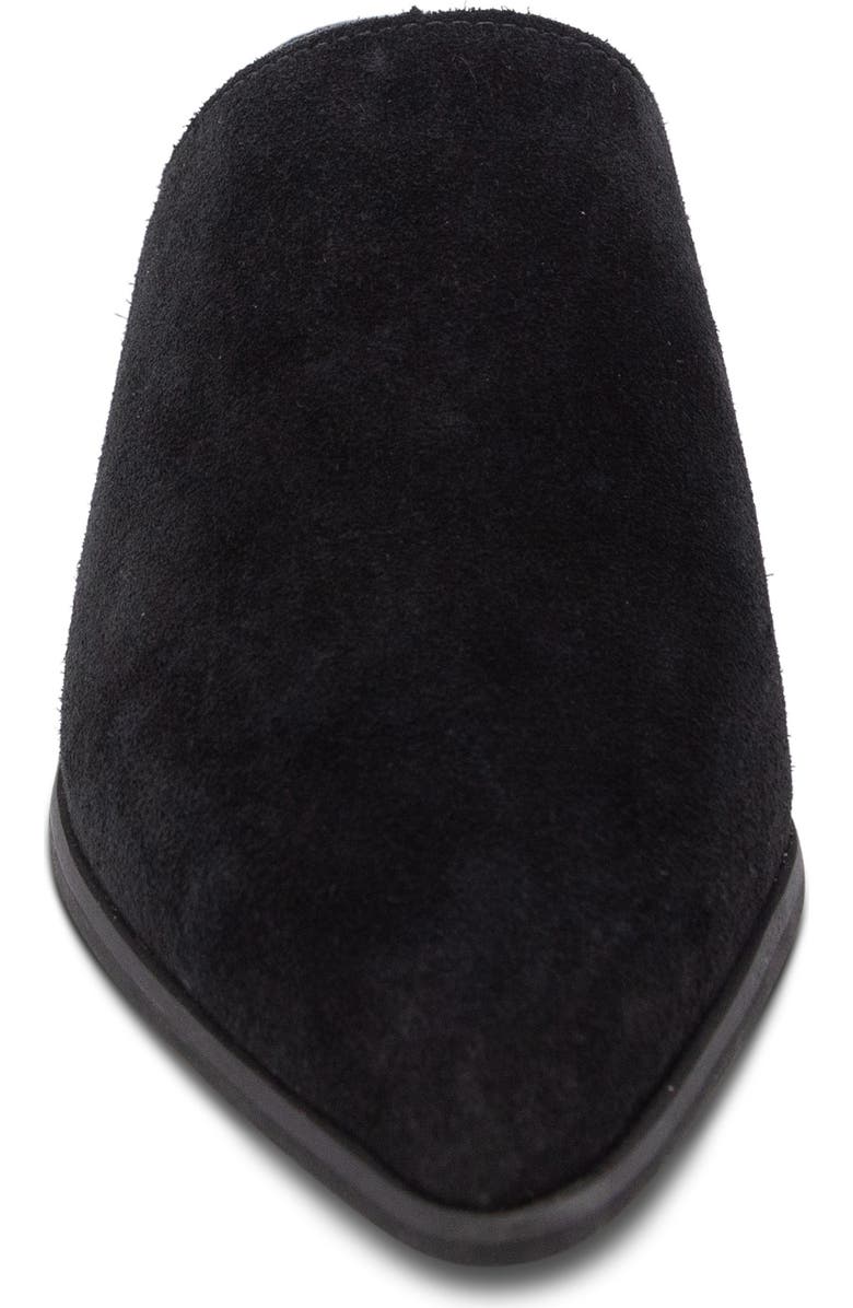 Chocolat Blu Cellia Pointed Toe Mule, Alternate, color, Black Suede