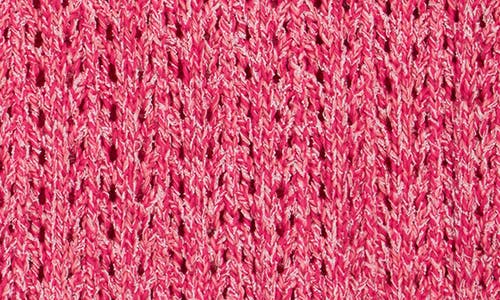 Rag & Bone Edie Open Stitch Sweater Vest In Pink