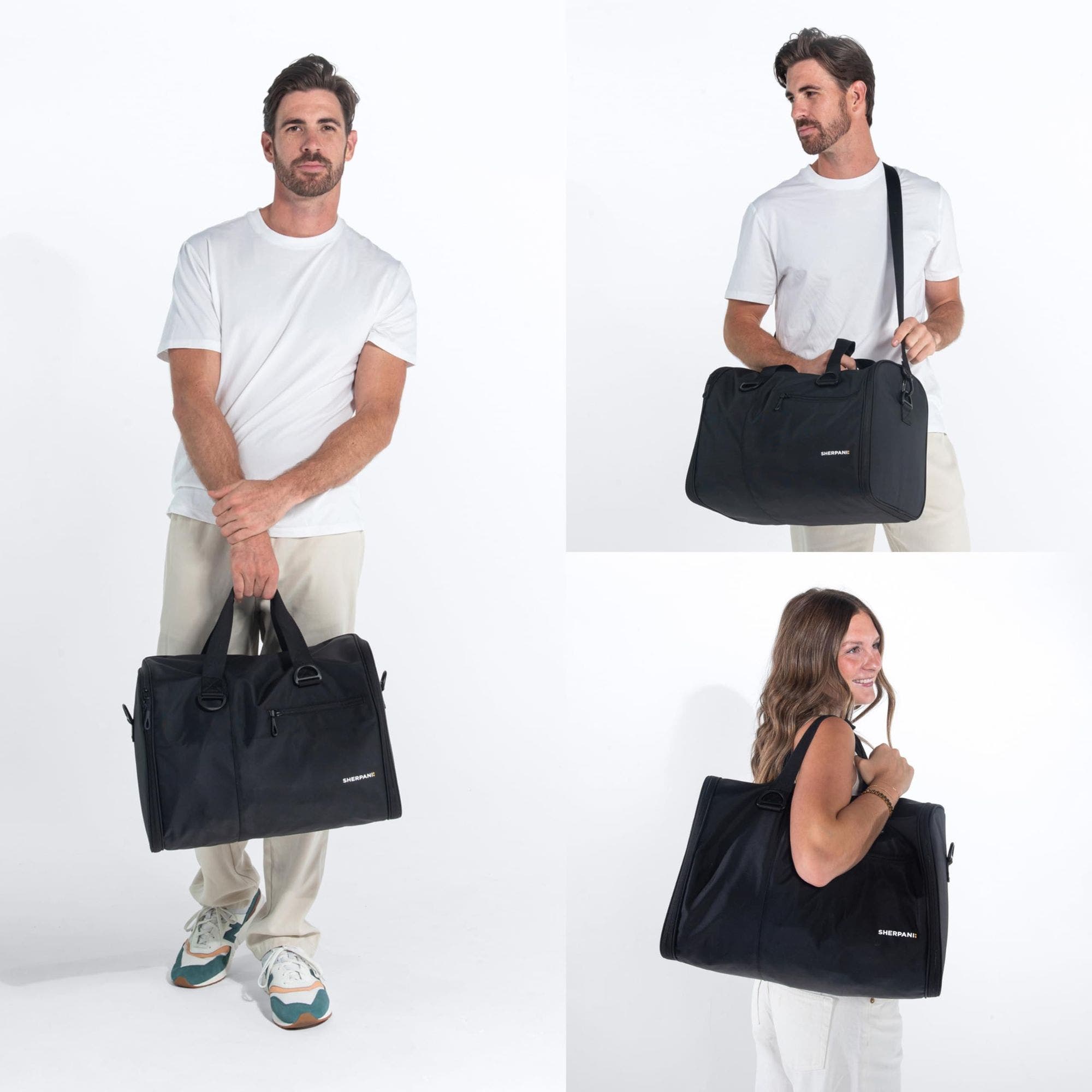 Jaunt Garment Duffle, Alternate, color, Raven