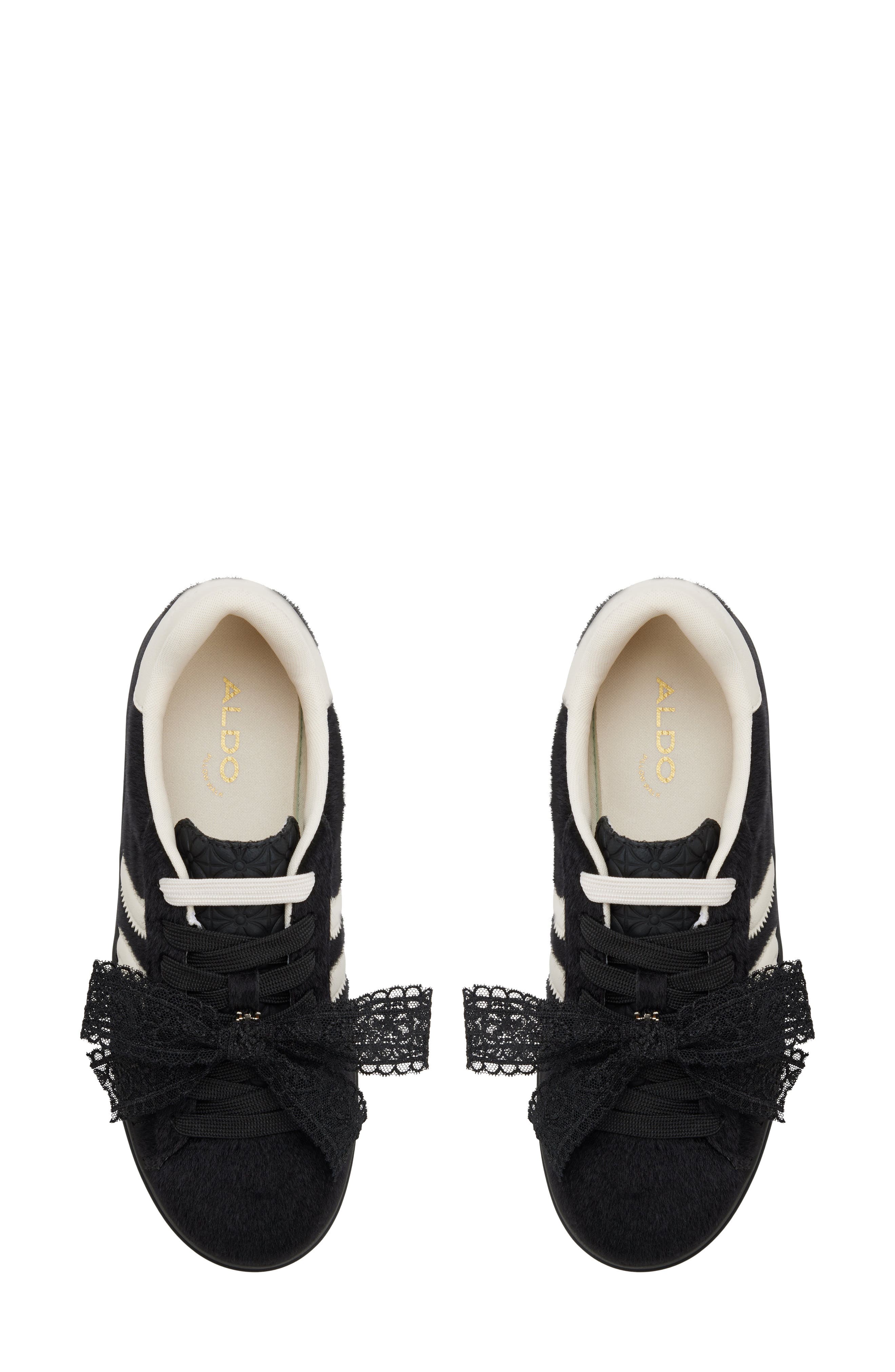 ALDO Paotlan Platform Sneaker, Alternate, color, Black/ White