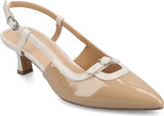 Journee Collection Padma Slingback Kitten Heel Pump - Wide Width Available