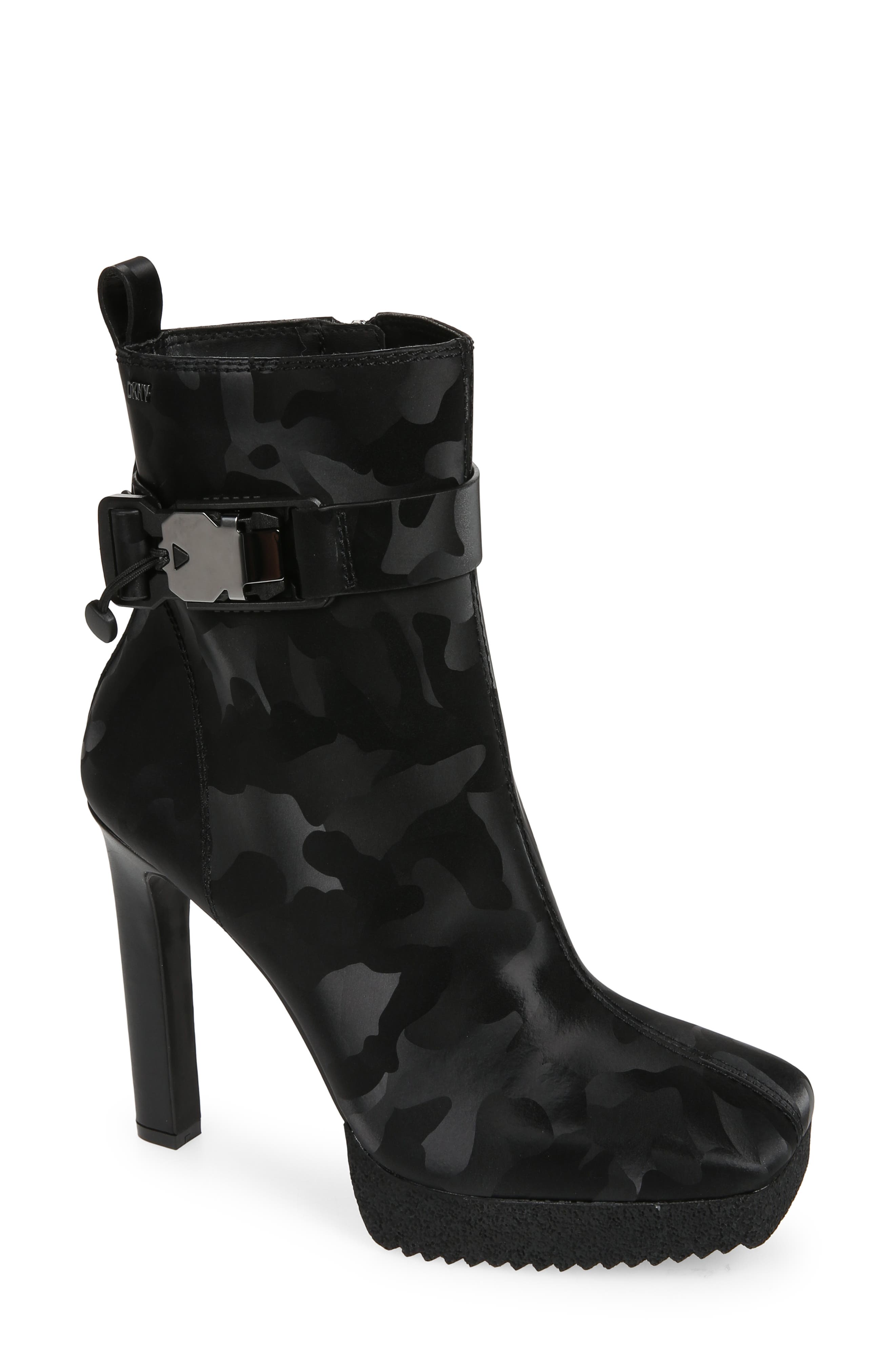 DKNY Zana Square Toe Platform Bootie