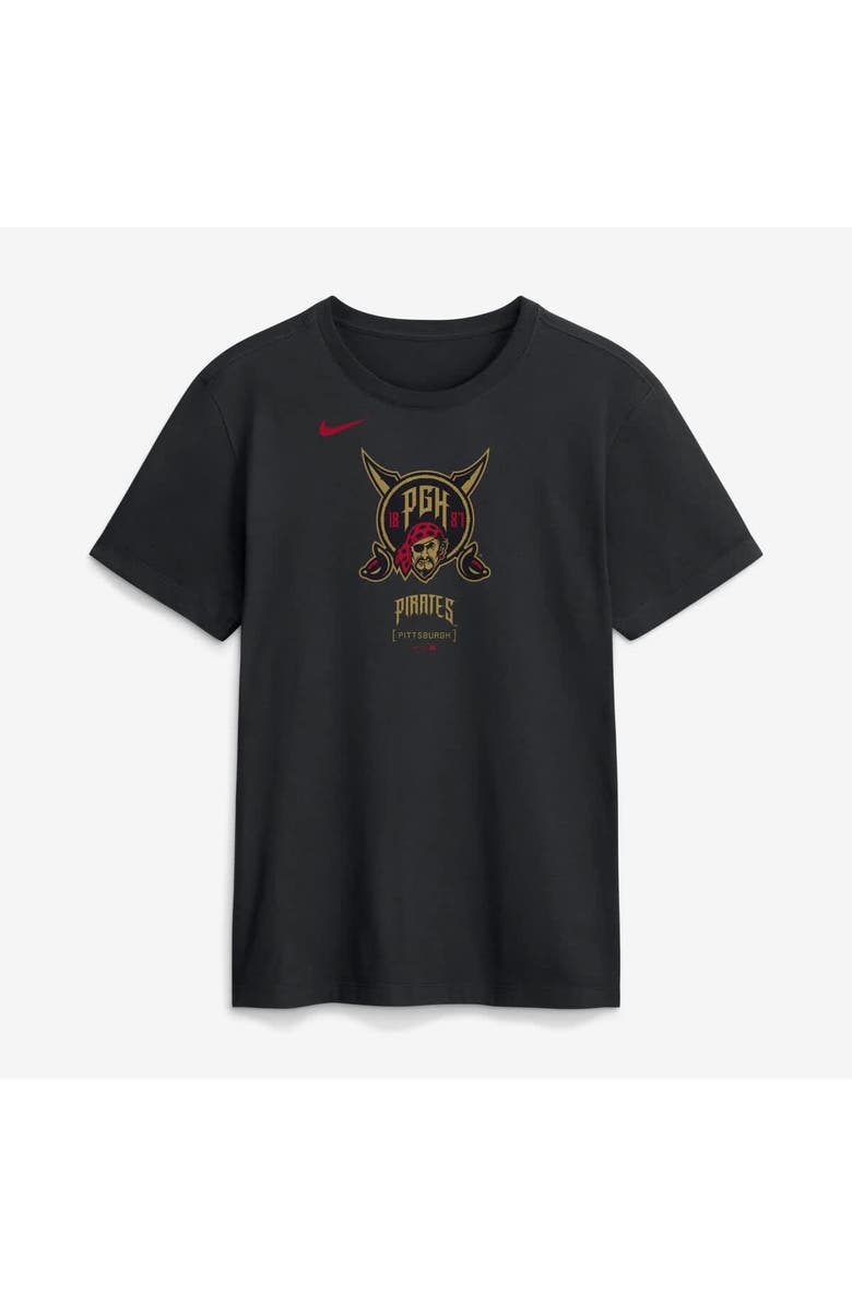 Nike Men's Nike Black Pittsburgh Pirates 2026 City Connect Large Logo T-Shirt, Main, color, Black