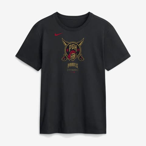 Men's Nike Black Pittsburgh Pirates 2026 City Connect Large Logo T-Shirt