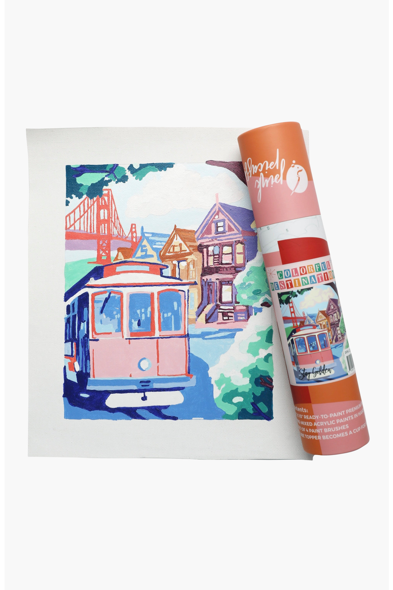 San Francisco Paint by Numbers Kit, Main, color, Multicolor
