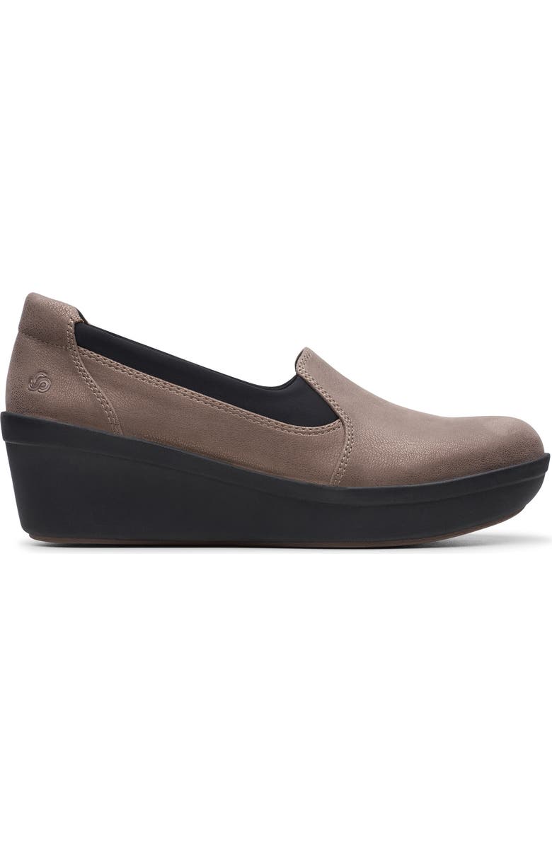 Clarks<sup>®</sup> Step Rose Moon Wedge Loafer, Alternate, color,
