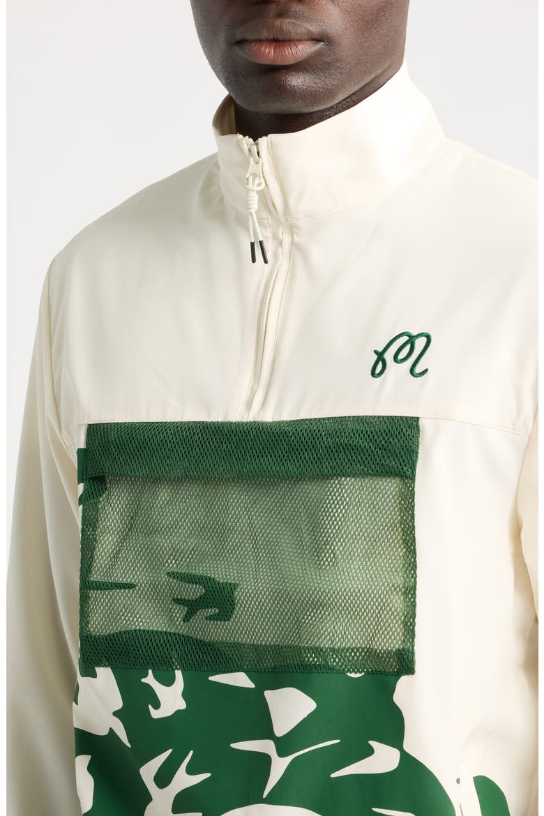Mariel Half Zip Performance Jacket, Alternate, color, WHISPER WHITE