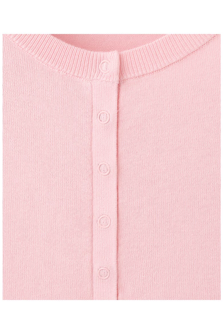 Fine Knit Henley Sweater, Alternate, color, PINK