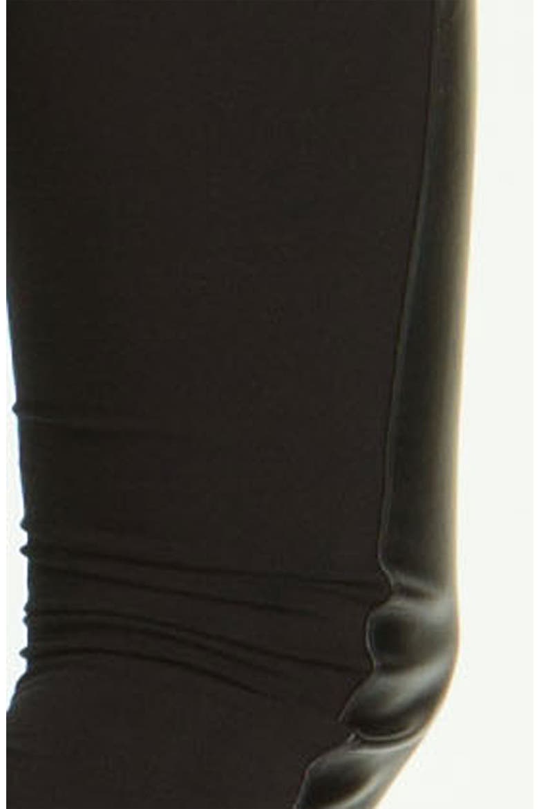 Mixed Media Leggings, Alternate, color, BLACK