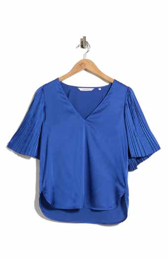Pleated Sleeve Top