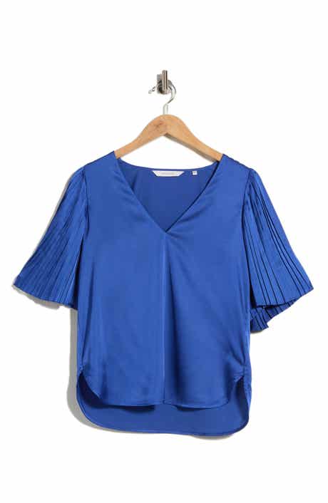 Pleated Sleeve Top