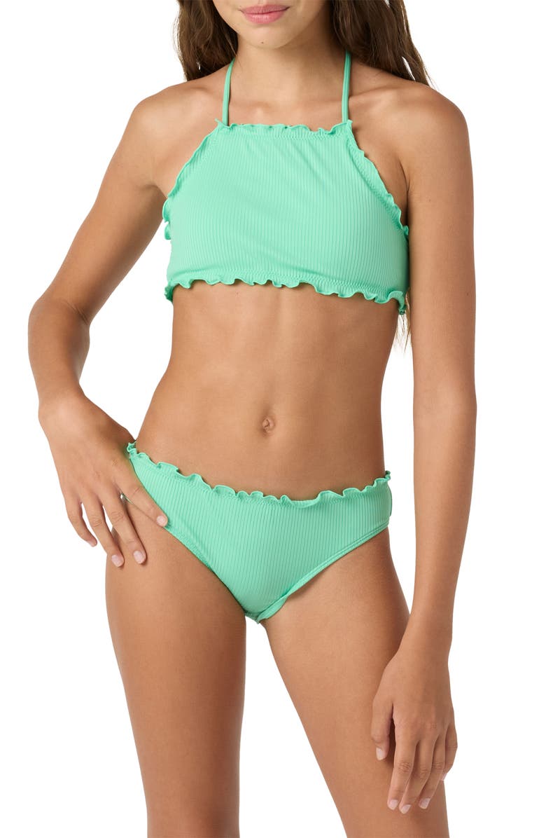 O'Neill Kids' Dawnbreak Rib Two-Piece Swimsuit, Alternate, color, 