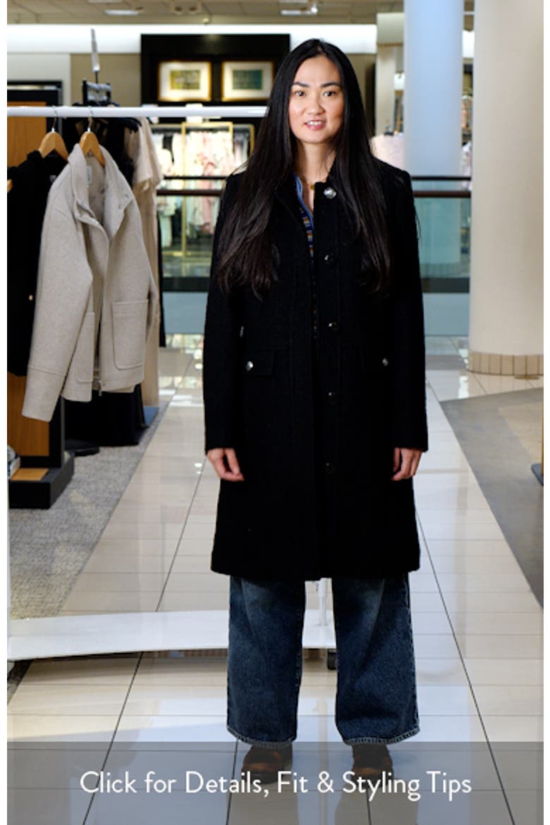Bouclé Longline Coat video