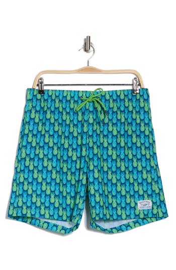 BEACH BROS BEACH BROS GRADIENT PINEAPPLE SWIM TRUNKS