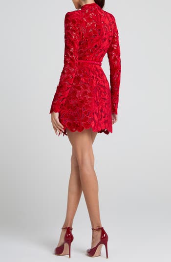 Lydia Lace Long Sleeve Minidress
