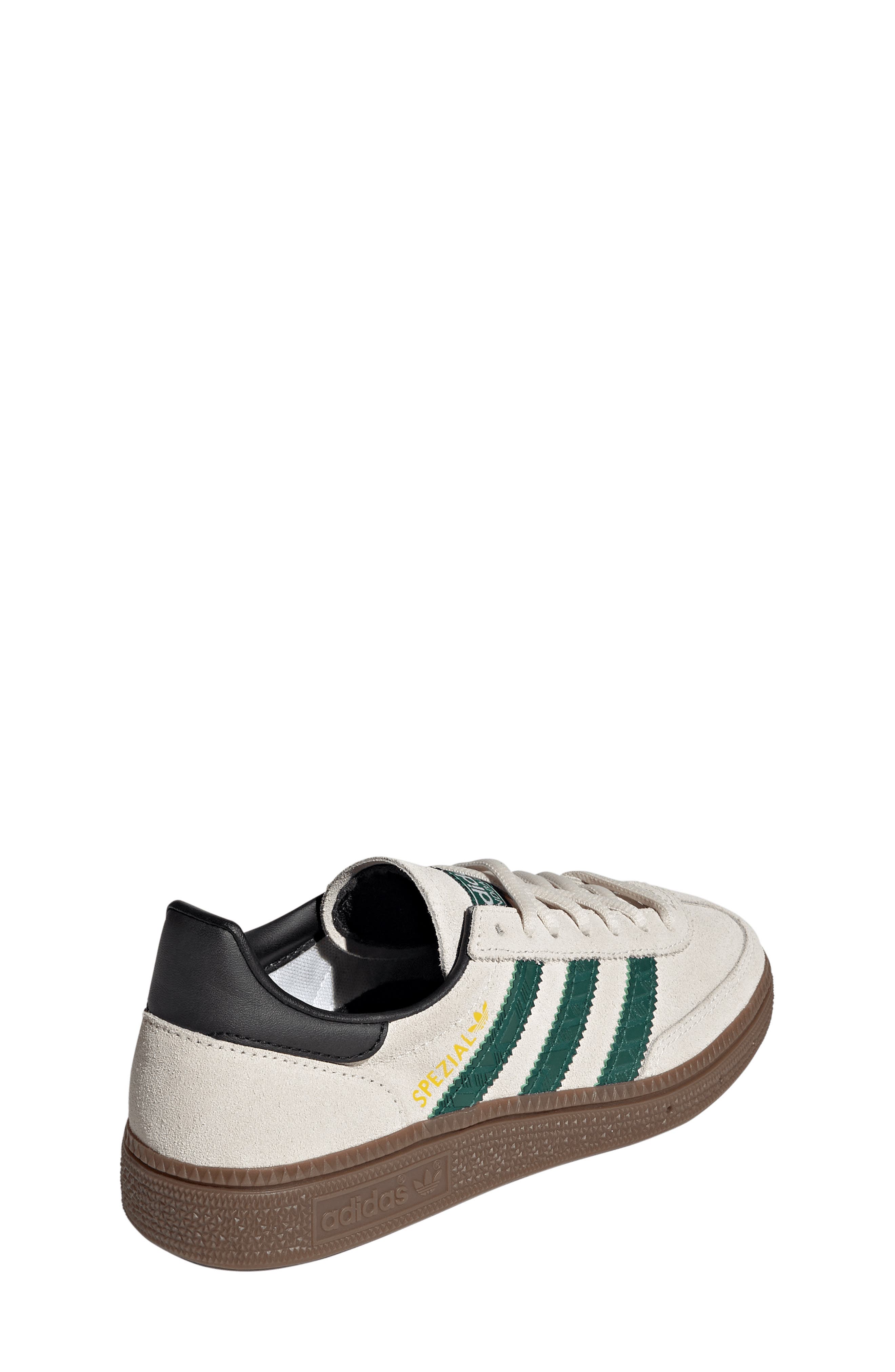 Handball Spezial Sneaker, Alternate, color, OFF WHITE/ GREEN/ GUM
