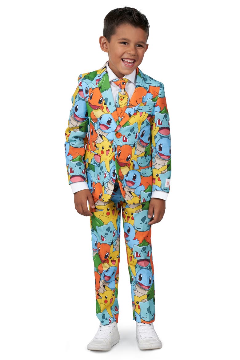 Pokémon Two-Piece Suit with Tie, Main, color, MISCELLANEOUS