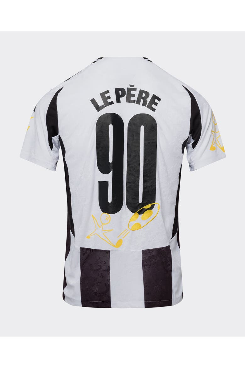 Juventus x Adidas Embroidered Home Jersey, Alternate, color, Black/White