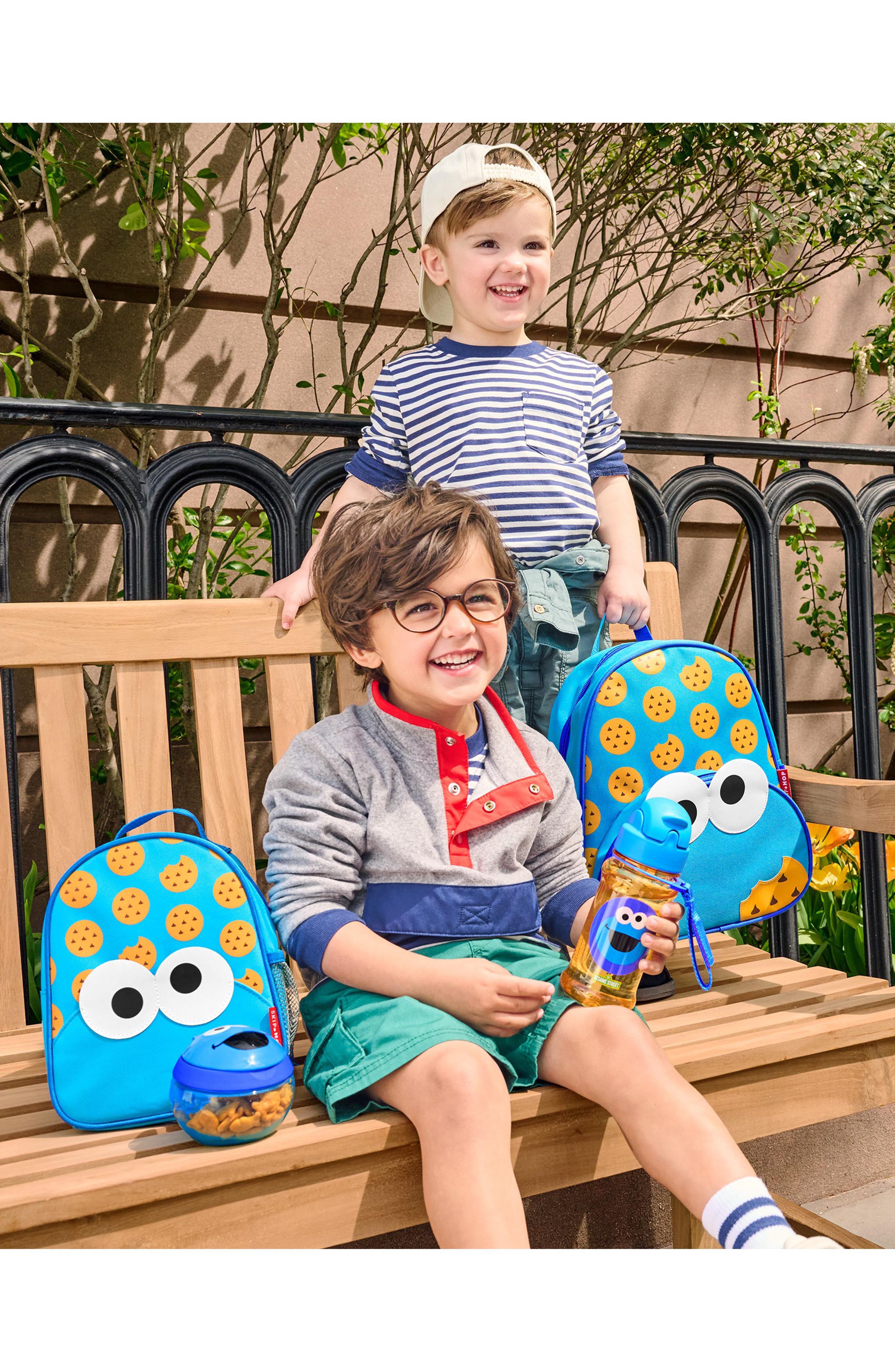 Skip Hop x Sesame Street Cookie Monster Backpack, Alternate, color, 