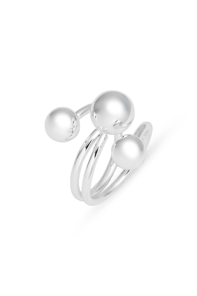 Interlocking Orb Ring, Main, color, SILVER