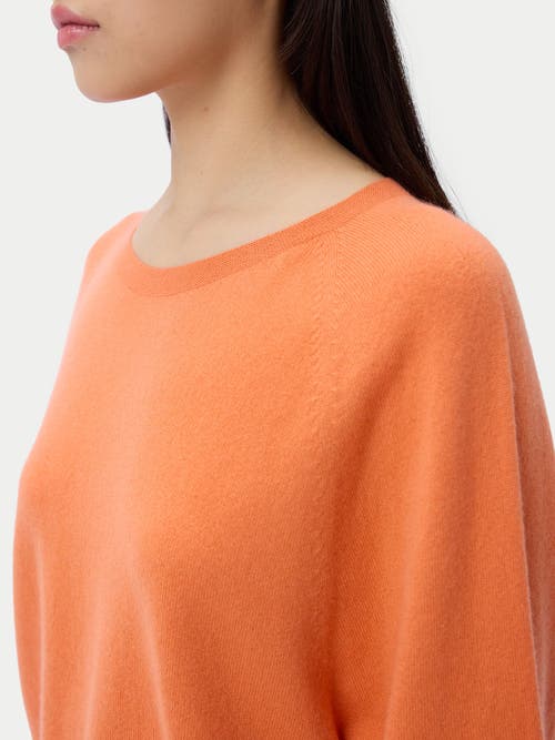 Gobi Mongolian Cashmere Relaxed Cashmere Sweater In Orange