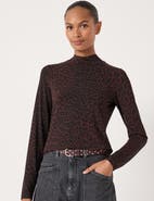 Hush Printed Long Sleeve Top