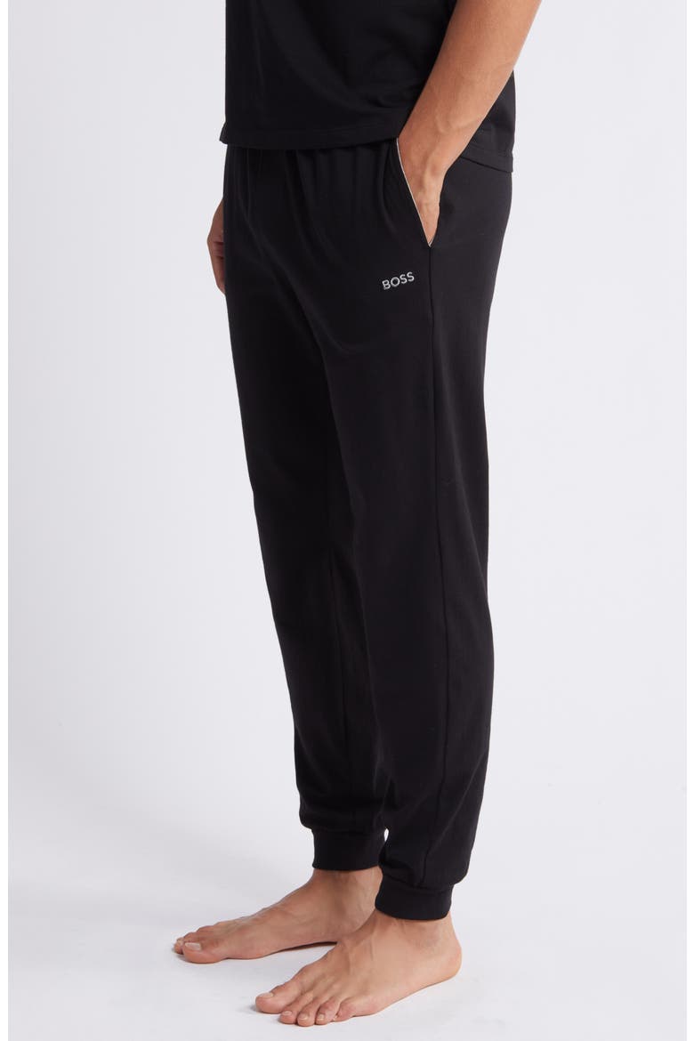 Mix Match Pajama Joggers, Alternate, color, BLK