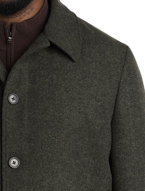 Michael Kors Kurt Overcoat In Olive